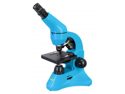 (EN) Levenhuk Rainbow 50L Lime Microscope (AzureAzure, CZ)