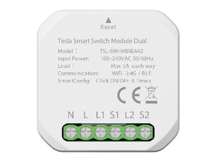 Smart Switch Module Dual spínač TESLA