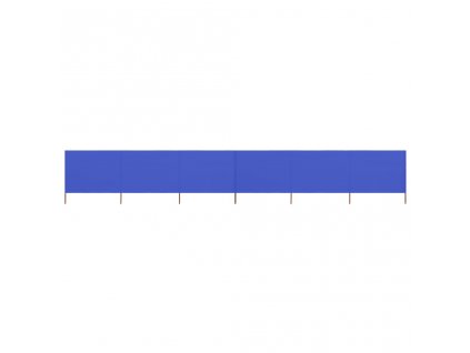 Multidom 6-panelová zábrana proti vetru látková 800x160 cm azúrovo-modrá