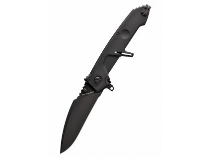 Extrema Ratio 04.1000.0142/BLK MF2 Black taktický vreckový nôž 11,3 cm, celočierny, hliník