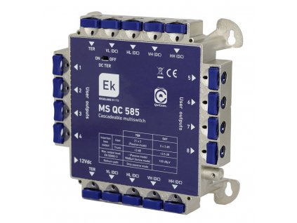 ITS MS QC 585 - multipřepínač 5/8-5 QuiCoax kaskádový