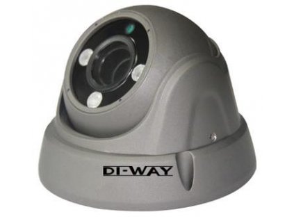 DI-WAY AHD anti-vandal vonkajší dome IR kamera 720P, 2,8-12mm, 30 m, 4in1 AHD/TVI/CVI/CVBS
