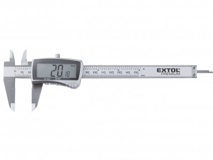 Digitálna váha z nehrdzavejúcej ocele, 0-150 mm EXTOL-PREMIUM