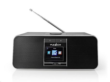 NEDIS RDIN5005BK internetové rádio, DAB+ a FM, USB, Bluetooth