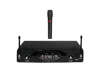 Bezdrôtový mikrofón SHOW RUD-802R / 1 x U-899H, 2-kanálový set, UHF