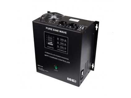 Záložní zdroj MHPower MSKD-1200-12 UPS 1200W 12V čistý sinus solární reg. MPPT