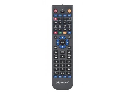Diaľkové ovládanie univerz. program.Cabletech 4v1