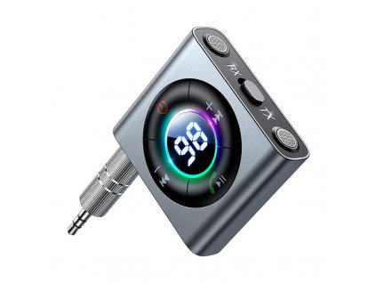 Bluetooth 5.3 AUX vysielač/prijímač Joyroom JR-CB1 (sivý)