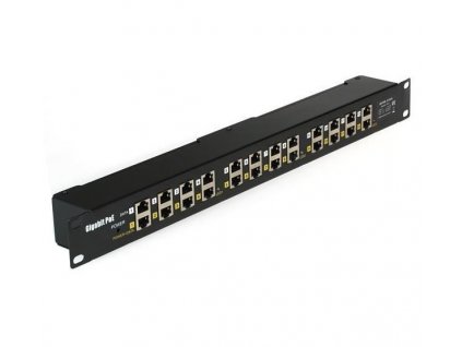 MHPower POE-PAN12-GB Gigabitový stíněný 12-portový pasivní POE panel