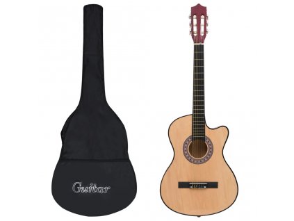 Multidom 12-dielna folková akustická gitara Cutaway so 6 strunami 38"