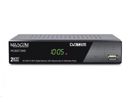 MASCOM MC820T2 HD DVB-T2 H.265/HEVC