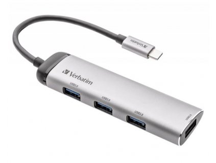 verbatim usb hub multiport usb c 4x usb 3 0 i599194