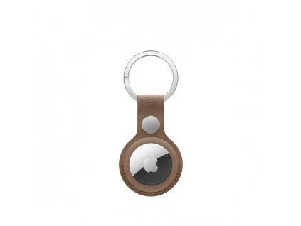 AirTag FineWoven Key Ring - Taupe