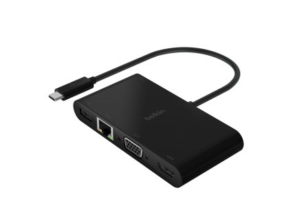 Belkin USB-C adaptér (HDMI, VGA, USB-A, LAN) + nabíjanie 100W PD