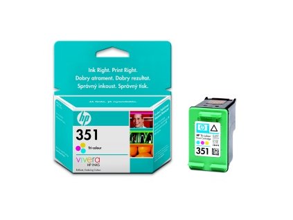 HP 351 - 3-farebná atramentová kazeta, CB337EE