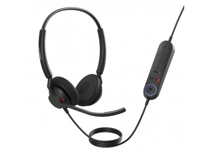 Jabra Engage 40 (Inline Link)/Stereo/ANC/USB-C/Drát/MS/Černá