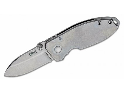 CRKT CR-2490 SQUID™ SILVER vreckový nôž 5,4 cm, celooceľový