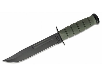 KA-BAR KB-5011 FULL SIZE FOLIAGE GREEN taktický nôž 18 cm, čierna, zelená, Kraton, plastové puzdro