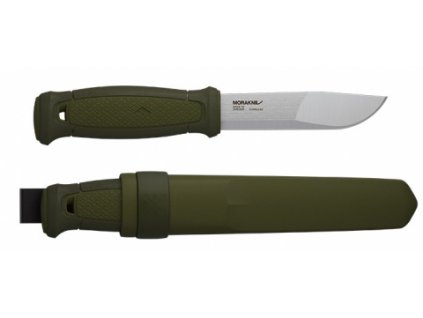 Morakniv 12634 Kansbol vonkajší nôž 10,9 cm, zelená, plast, guma, plastové puzdro