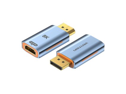 Adaptér HDMI samica - Display Port samec Vention HFMH0 8K (modrý)