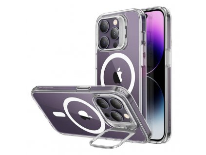 Puzdro ESR Classic Kickstand pre iPhone 14 Pro, Magsafe (priehľadné)