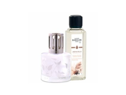 Maison Berger Paris katalytická lampa Aroma + Aroma relax náplň 250 ml, dárková sada