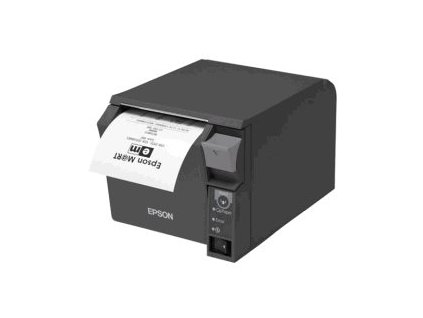 - Epson TM-T70II (025A0): Serial + Built-in USB, PS, černá, EU