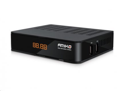 Amiko Mini 4K Combo - prijímač DVB-S2/T2/C