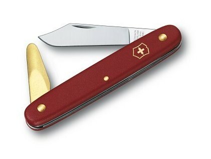 3.9110 Victorinox záhradnícky nôž, červená, 2 funkcie