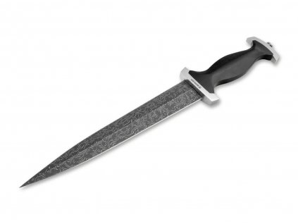 Böker Manufaktur Solingen 121554DAM Swiss Dagger Mosaic dýka 21,9 cm, damašek, eben, puzdro