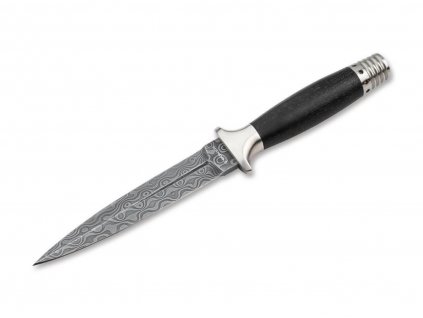 Böker Manufaktur Solingen 121506DAM MG-42 dýka 13,5 cm, damašek, drevo, puzdro