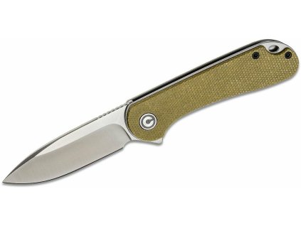 CIVIVI C907S Elementum Olive vreckový nôž 7,5 cm, Satin, olivovo-zelená, Micarta