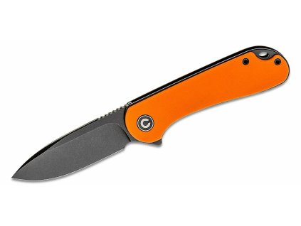 CIVIVI C907Y Elementum Orange vreckový nôž 7,5 cm, Black Stonewash, oranžová, G10