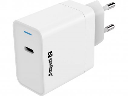 Sandberg USB-C AC Charger PD65W, EU, bílá