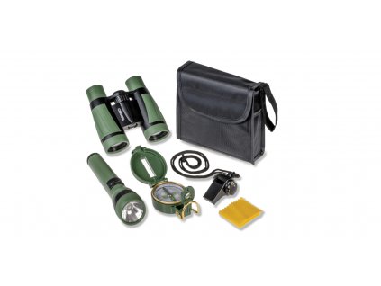 Carson HU-401 detská outdoorová/vonkajšia súprava (kompas, baterka, píšťalka, ďalekohľad)