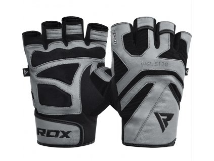 RDX GYM GLOVE LEATHER S12 TAN fitness rukavice veľkosť XXXL