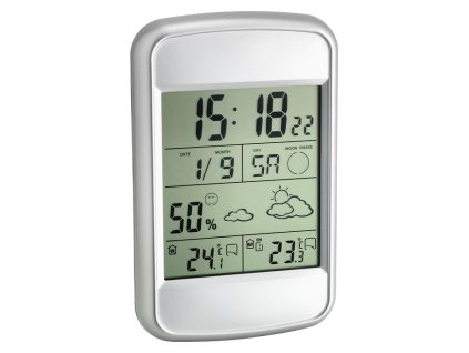 35.1123 TFA LOOK Bezdrôtová meteostanica, strieborná