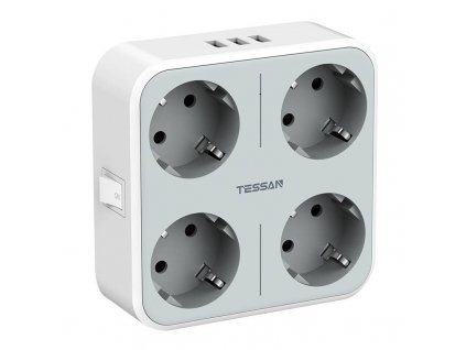 Nástenná zásuvka Tessan TS-302-DE