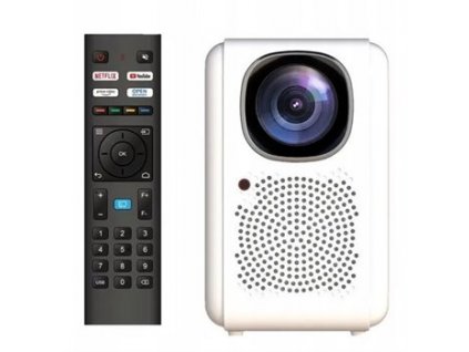 "ROZBALENÉ" Smart projektor LED Mecool KP2, LINUX, Netflix, 12000 LUX, 600 AL, autofocus