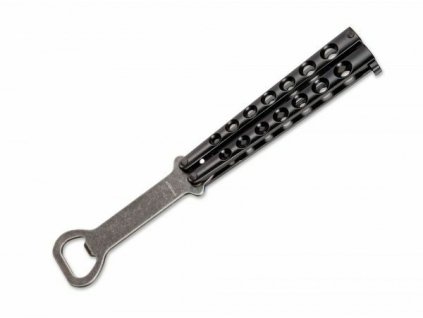 Magnum 09SC011 Balisong Black otvárač na fľaše 21 cm, Stonewash, čierna