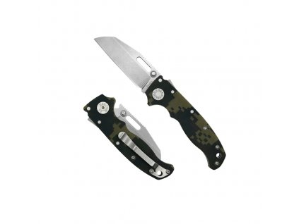 Demko Knives 205-3V-SFDC AD20.5 SharkFoot 3V Digi Camo vreckový nôž 8,3 cm, Stonewash, maskáč, G10