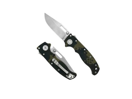 Demko Knives 205-S35-CPDC AD20.5 ClipPoint Digi Camo vreckový nôž 8,3 cm, Stonewash, maskáč, G10