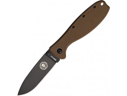 BRKR1CBB ESEE Zancudo Framelock Coyote brown Finish Black