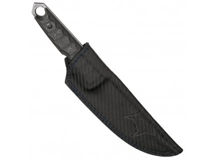 FX-634 DCFB FOX knives RYU TATICAL TANTO FIXED BLADE KNIFE - HARRINGBONE DAMASCO BLADE,CARBON FIBER