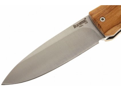 8800 UL LionSteel Folding knife with D2 blade, Olive wood handle with sheath