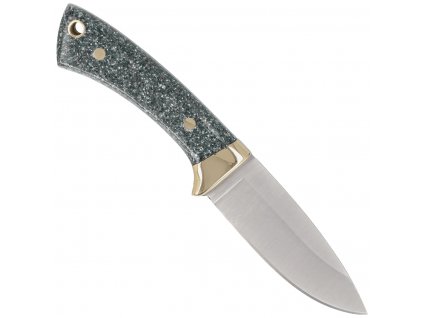 COL-7G Muela 70mm blade, full tang, brass bolsters and granit stone handle