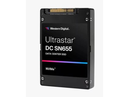 WD Ultrastar SN655/7,68TB/SSD/U 3.15/Čierna/5R