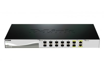 D-Link DXS-1210-12SC Smart Managed Switch, 10x10 SFP+, 2 x Combo 10GBase-T/SFP+ ports