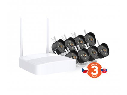 Tenda K8W-3TC Wireless Video Security Kit 2K (3MP) NVR CCTV 8CH + 8x kamera