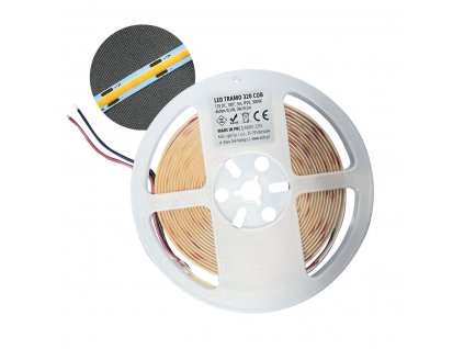 LED pás COB 6500K IP65 5m 12V 320 LED TRAMO